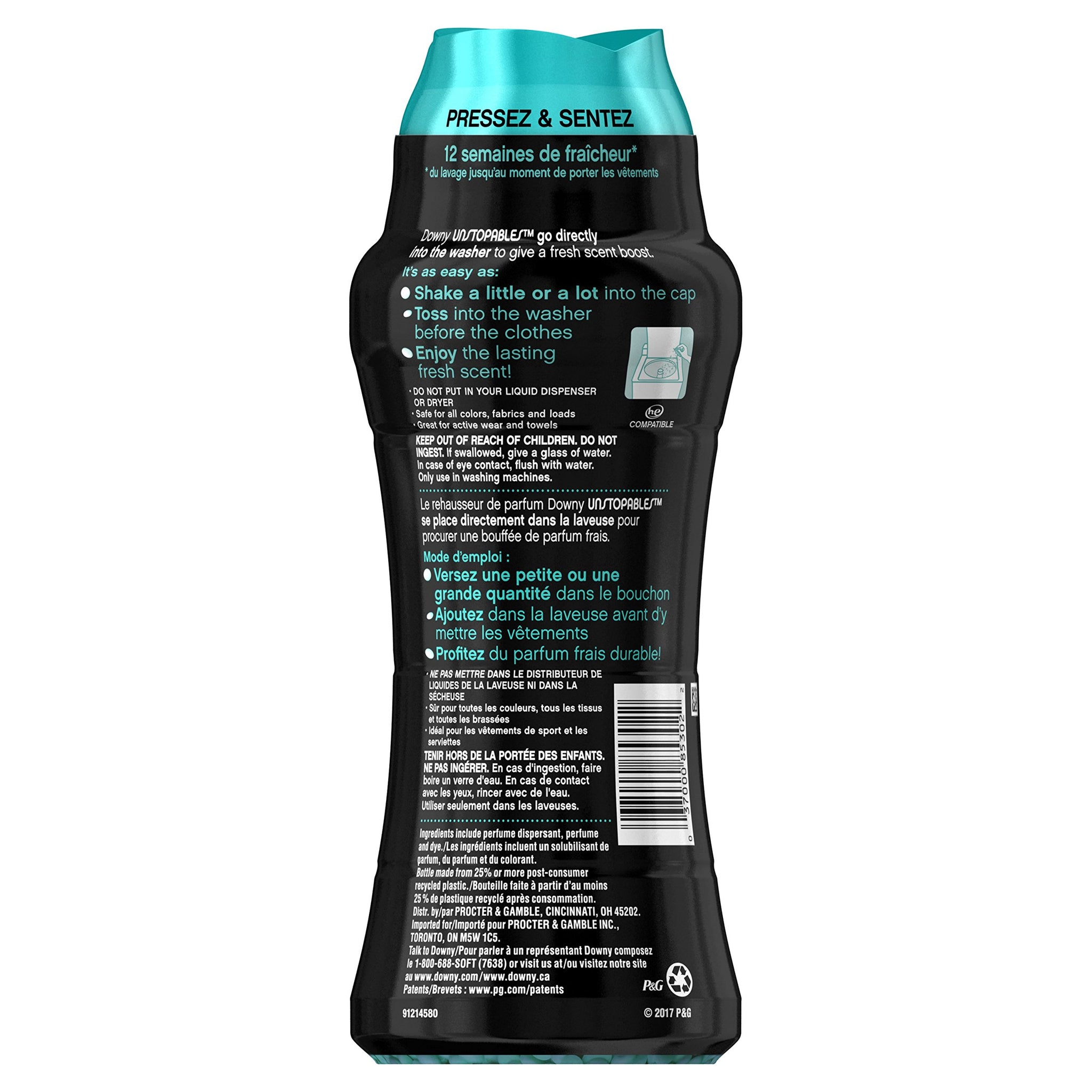 Downy Unstopables In Wash Booster, Fresh Scent, 19.5 Oz