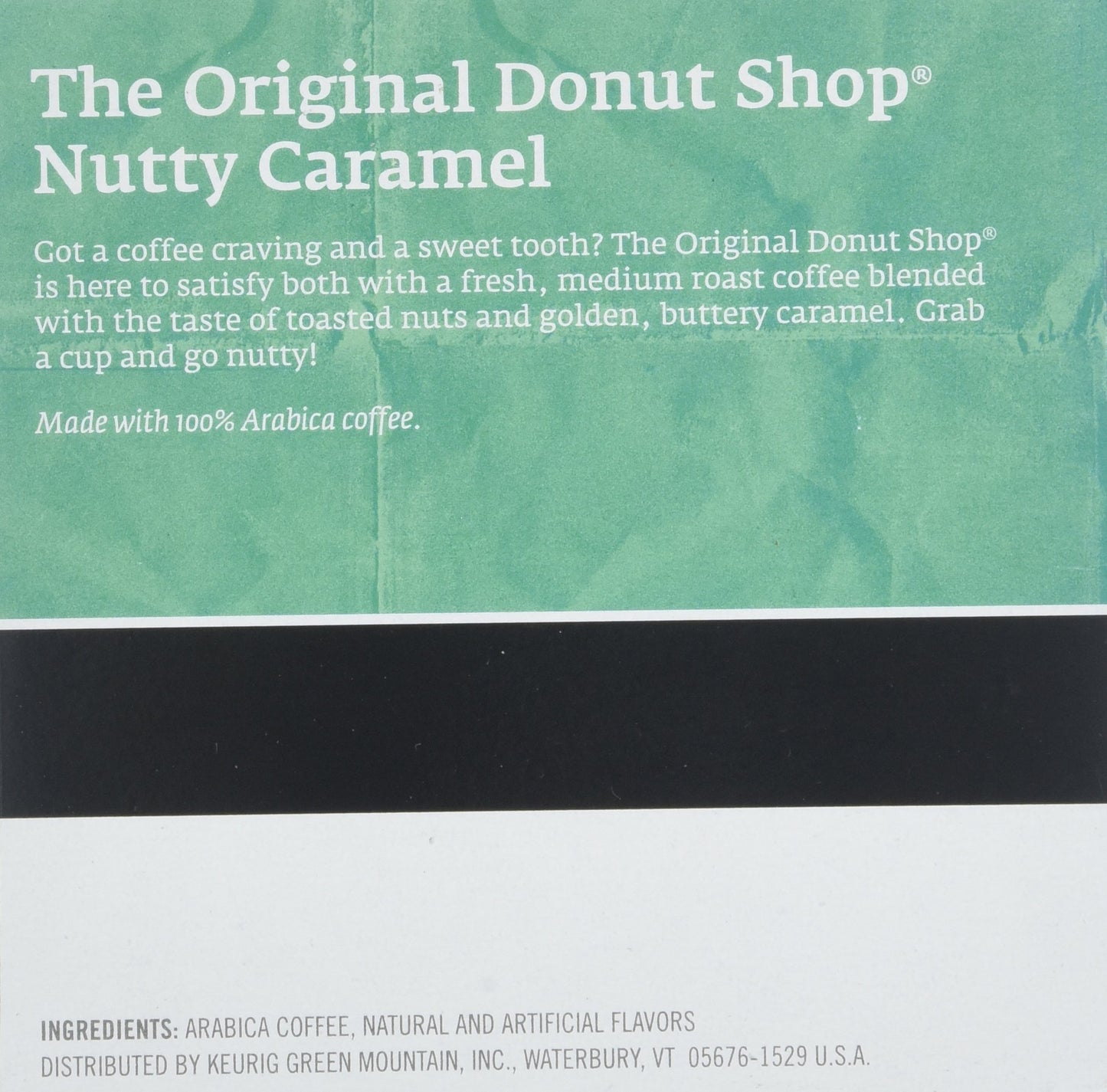 Donut Shop Nutty Caramel Coffee K-Cups, 12 Ct. Box (Retail Packaging)