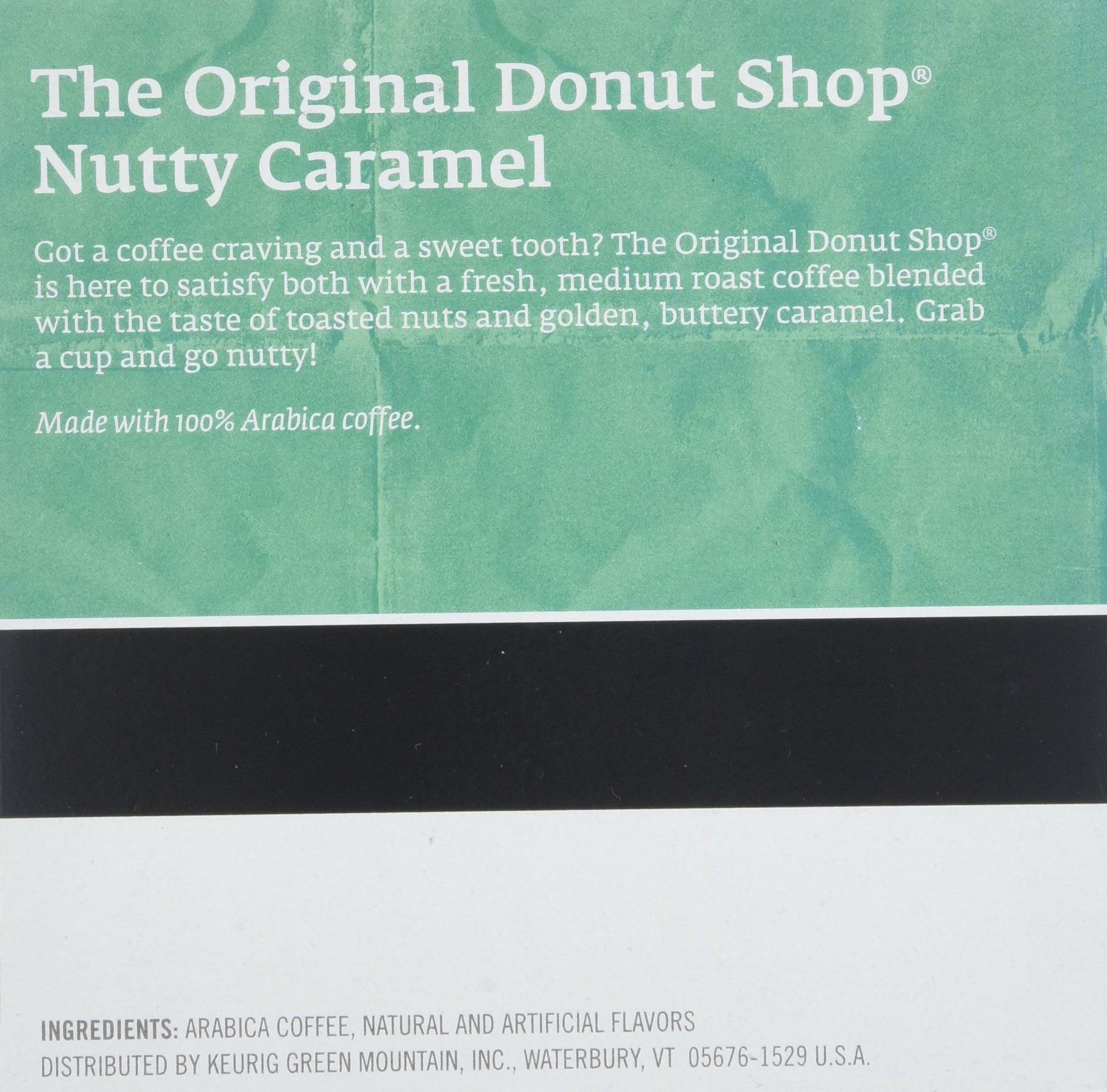 Donut Shop Nutty Caramel Coffee K-Cups, 12 Ct. Box (Retail Packaging)