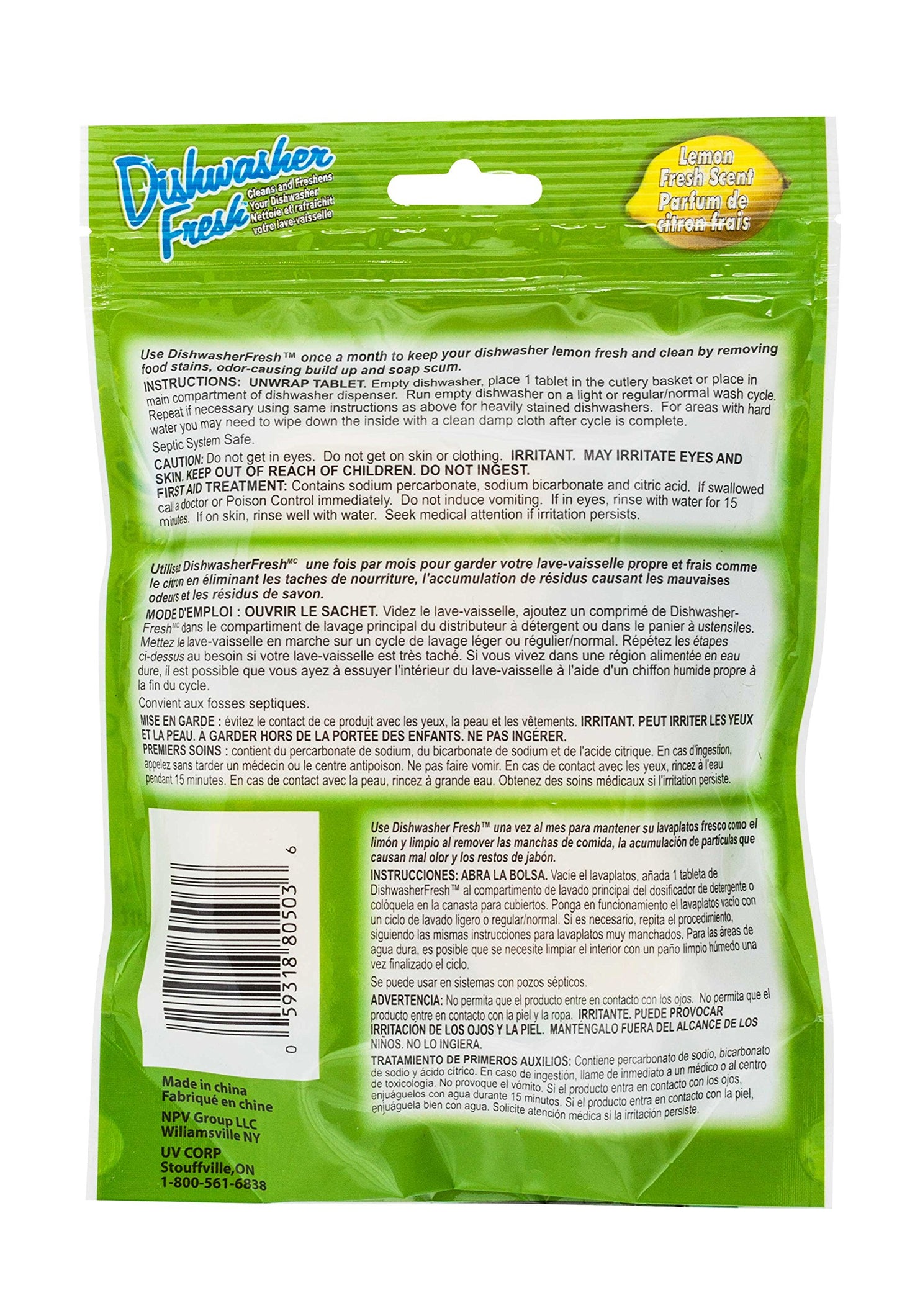 Dishwasher Fresh Cleaner for Dishwashers
