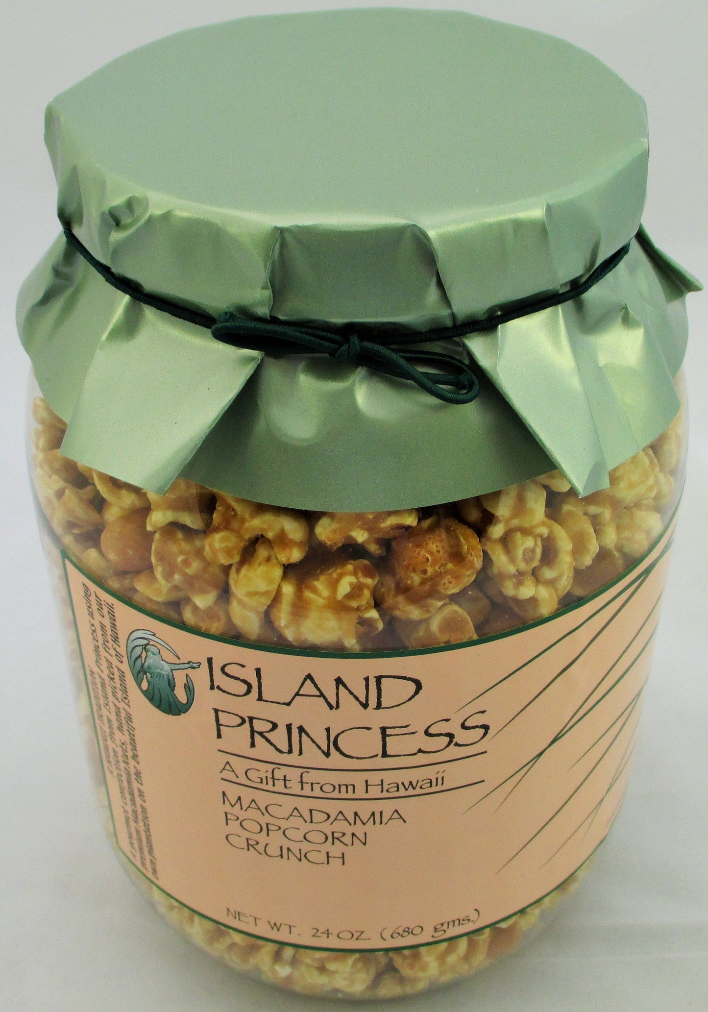 Macadamia Popcorn Crunch, Large Jar, Hawaii's Finest (24 Oz. 680g)