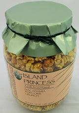 Macadamia Popcorn Crunch, Large Jar, Hawaii's Finest (24 Oz. 680g)