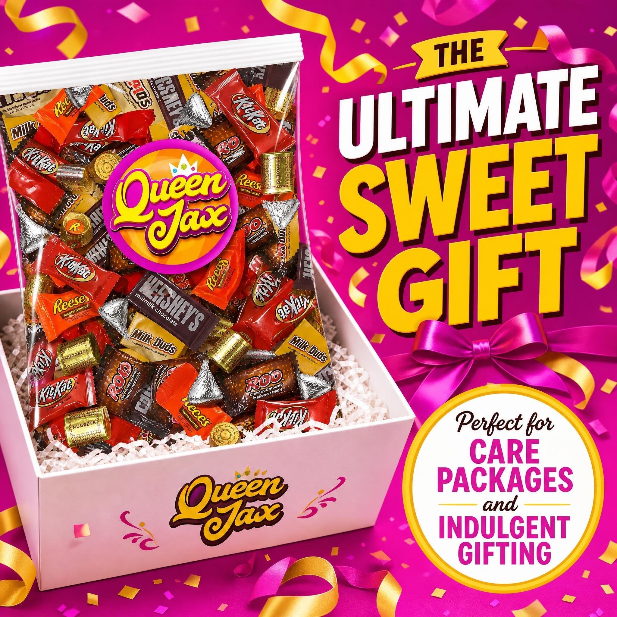 Assorted Chocolate Candy Variety Pack - 2 Lb Bulk Chocolate Mix - Bulk Mini Chocolates Candy Bars Individually Wrapped - Individually Wrapped Candies