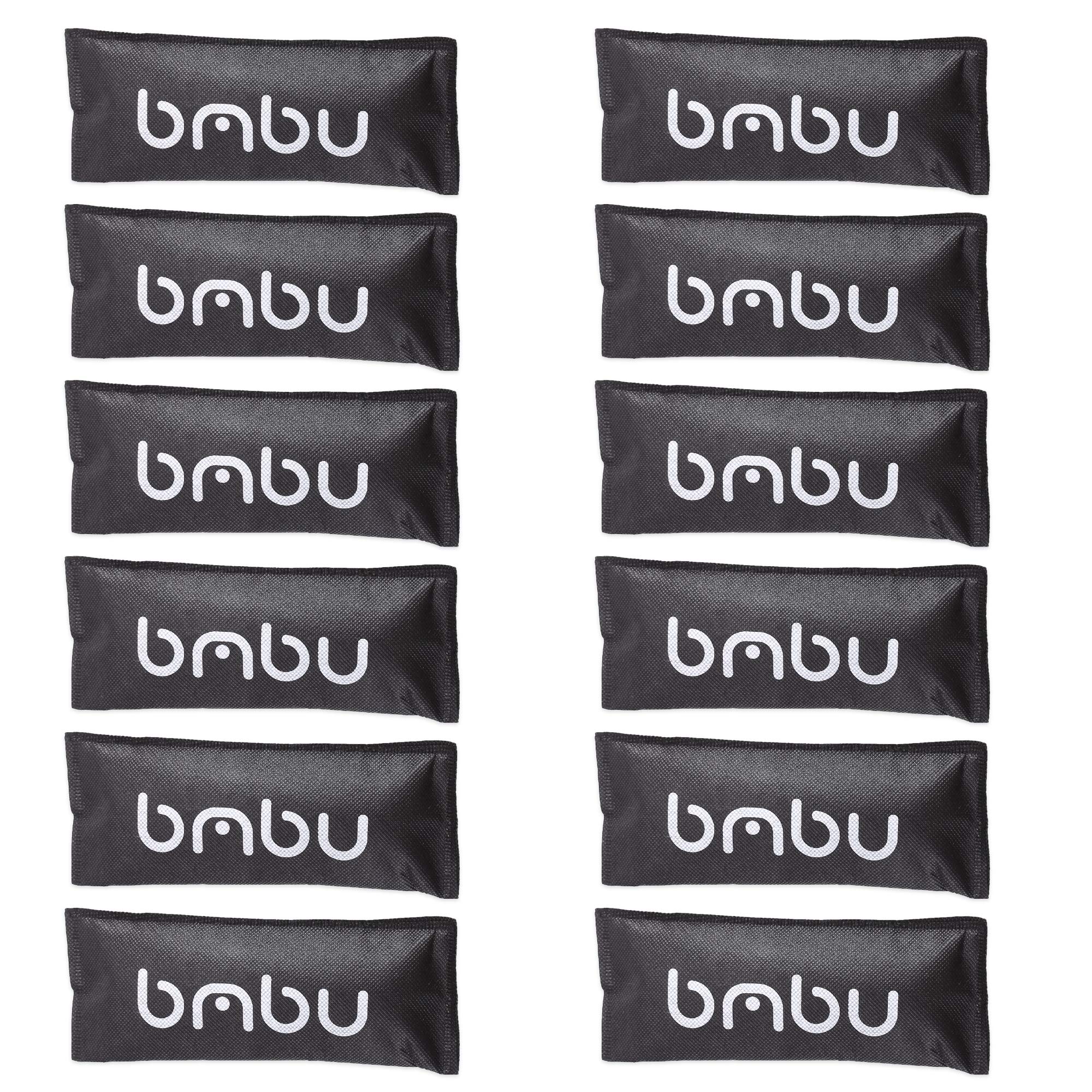 bmbu Charcoal Shoe Deodorizers - Activated Natural Bamboo Air Purifying Bag Insert for Sneakers Oder Eliminator Mini Bags -Absorber/Freshener for Gym