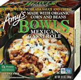 Amy's Frozen Meals, Mexican Casserole Bowl, Made With Organic Corn and Beans, Microwave Meals, 9.5 Oz