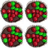 Made in USA 1 lb Artisan Creamy Candy Drop Fudge Cups (Pack of 4)