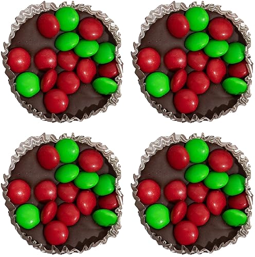 Made in USA 1 lb Artisan Creamy Candy Drop Fudge Cups (Pack of 4)