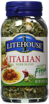 Litehouse Freeze Dried Italian Herb Blend - Italian Spices, Italian Seasoning Herbs, Gluten Free, Vegetarian, Keto, Non-GMO, No Refrigeration