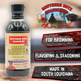 Southern Boyz Seasoning Brown Sugar Water - Flavoring Browning Sauce for Gravies, BBQ, Stews & Meats - Adds Flavor & Rich Color - 8 oz