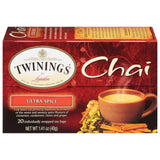 Twining Tea Chai Ultra Spice, 20 ct