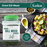 Kashan Dill Weed, Great Aromatic Seasoning for Food Flavoring, Salad, Soups and Meat, Garnish, Vegetarian 9oz (255g)