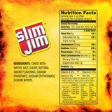 Slim Jim Smoked Bacon Jerky, Hickory Flavor, 10g Protein Per Serving, 2.75 oz. (1 Count)