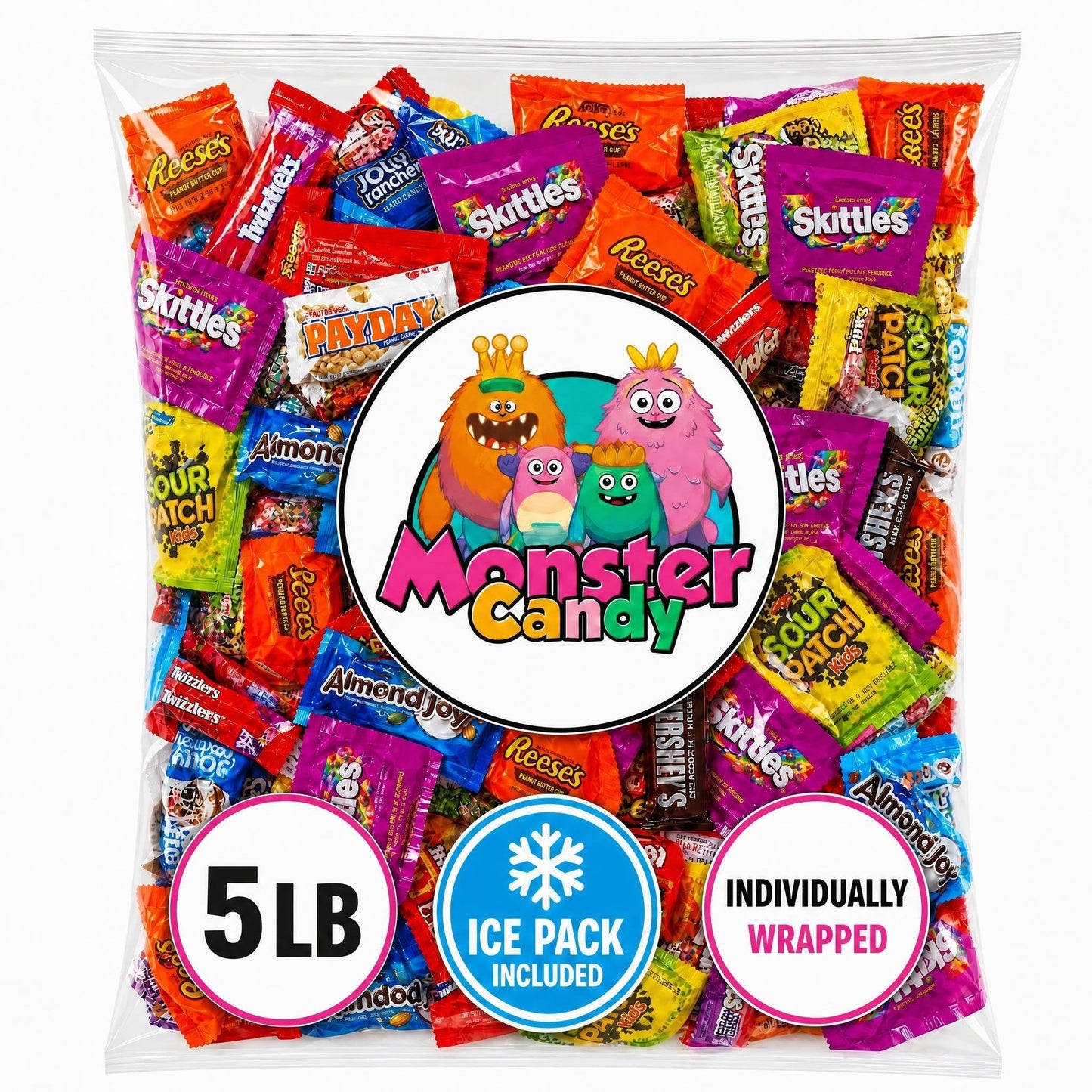 Chocolate and Candy Party Favor Candy Mix - 5 lb Pinata Stuffers Candy Bulk - Goodie Bag Stuffers for Kids Party Favors - Chocolate Candy Variety Pack