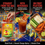 Chili Lime Dried Mango Slices, 1 lb. Bag, Sweet, Tangy, and Spicy, Authentic Mexican Style Dry Fruit, Fresh and Natural