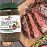 Badia Chimichurri Steak Sauce with Olive Oil 16 oz - Traditional Argentinian-Style Sauce for Grilling, Marinades & Meats