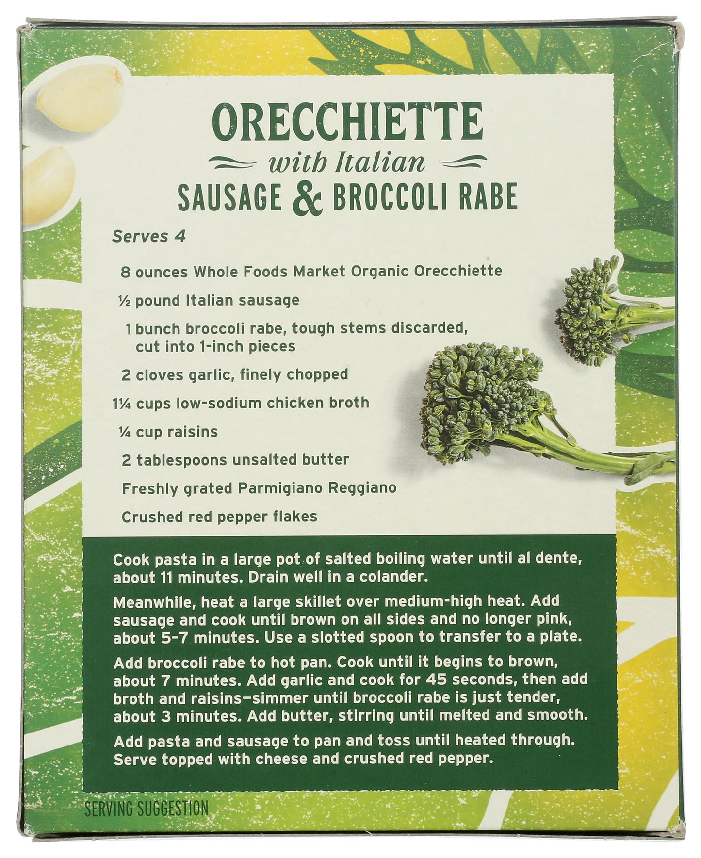 Whole Foods Market, Organic Orecchiette Rigate, 16 Ounce