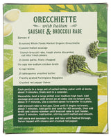 Whole Foods Market, Organic Orecchiette Rigate, 16 Ounce