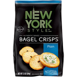 New York Style Bagel Crisps, Plain, 7.2 Ounce