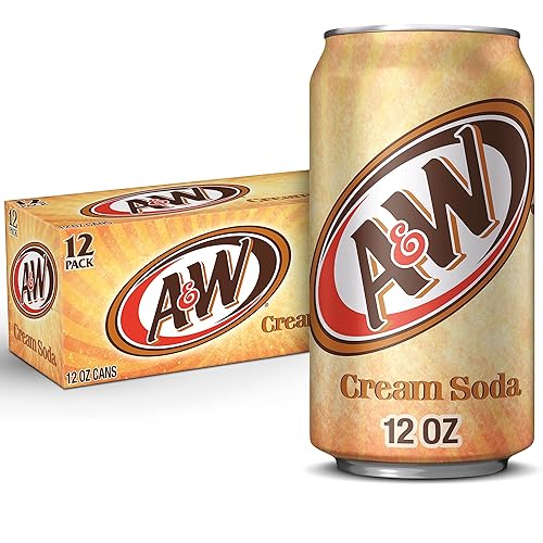 A&W Cream Soda, 12 fl oz cans, 12 pack