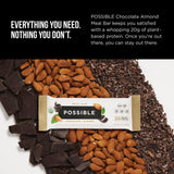 POSSIBLE Meal Bar - Whole Food Meal to Support a Healthy & Active Lifestyle - 20g of Organic Plant-Based Protein - Energy Support with Healthy Fats