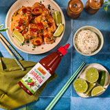 Lee Kum Kee Lime Cilantro Flavored Sriracha (17.8 oz - 1 Pack) Gluten Free | Spicy, Tangy & Refreshing Flavor | Perfect for Grilling, Stir-Frying