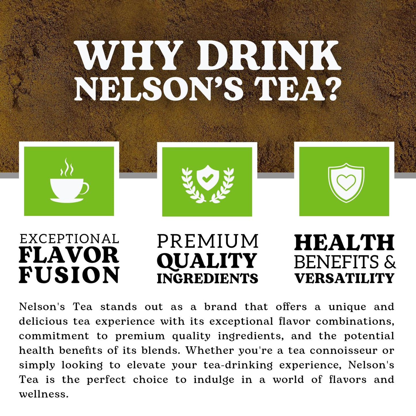 Nelson's Tea - Caffeine Free Turmeric Tea Latte - Mix of Turmeric, Cinnamon, Ginger, Clove, Nutmeg, and Black Pepper 4 oz
