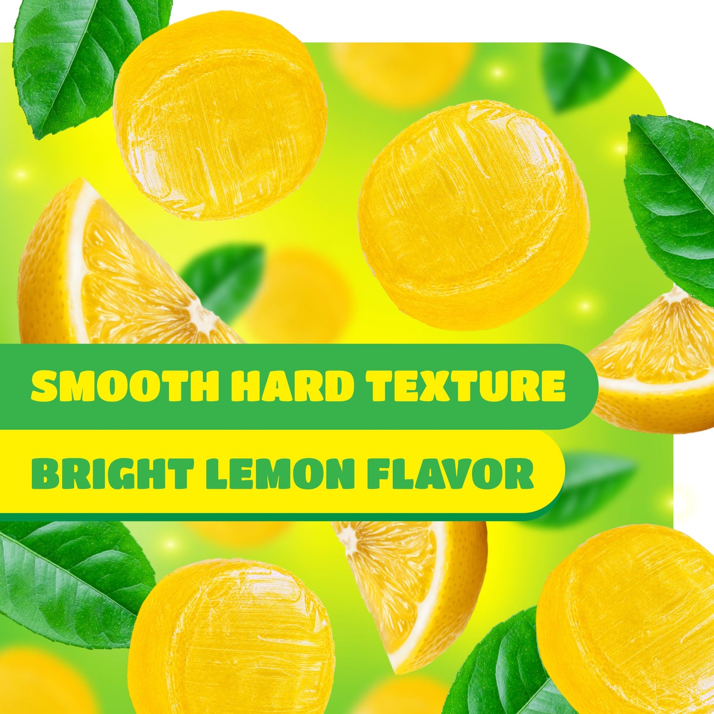 Lemon Drops Hard Candy - 1 Pound Pack - Lemon Candy Individually Wrapped - Dye Free Candies for Office Bowls, Reception Desks, Buffets, and Everyday