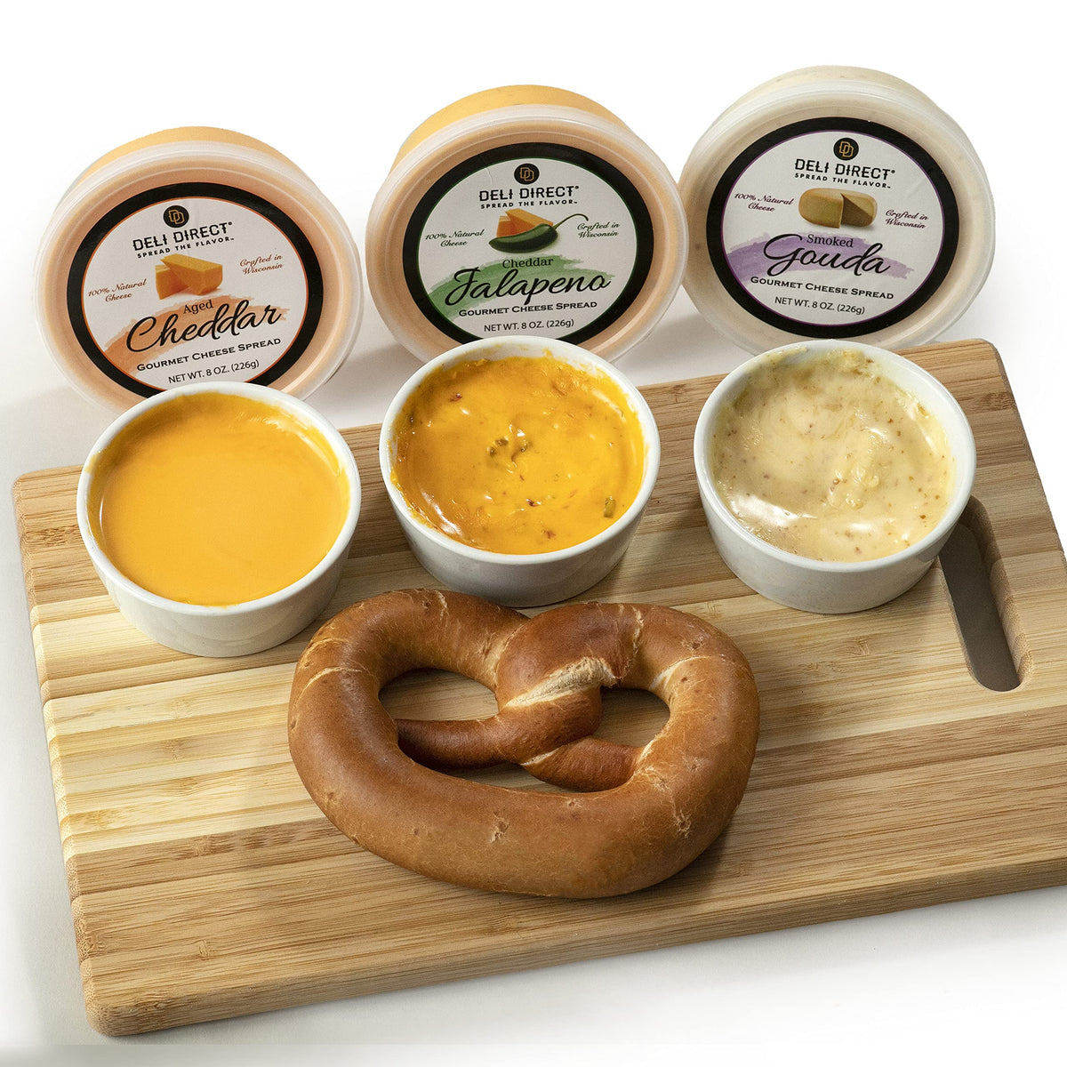 Cheese Spread, Shelf Stable, Wisconsin, Great as Snack Dips for Pretzels or Veggies, (1pk, Aged Cheddar)