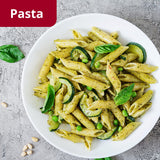 Polli Pesto Sauce Arugula & Basil - Italian Green Pesto with Basil, Parsley, Pecorino Romano DOP Cheese & Cashews - 2 Pack (6.7 oz Each)