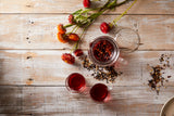 Silk Road Teas, Organic Orange Hibsicus Herbal Iced Tea, Tart Citrus & Floral Blend, Unsweetend, Caffeine-Free, 5 Gallon-Sized Tea Bags.