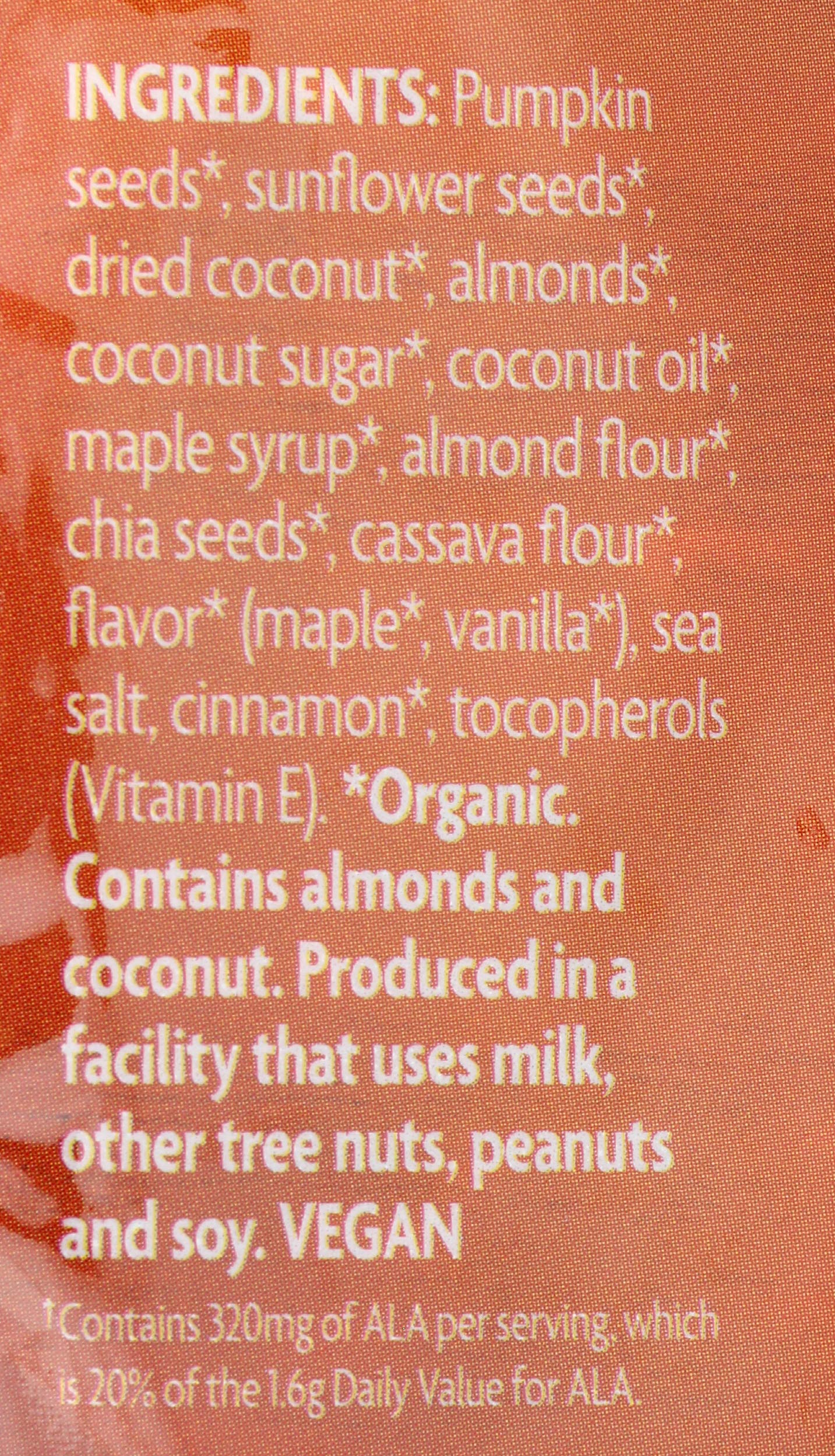 Natures Path, Granola Grain Free Maple Almond Organic, 8 Ounce