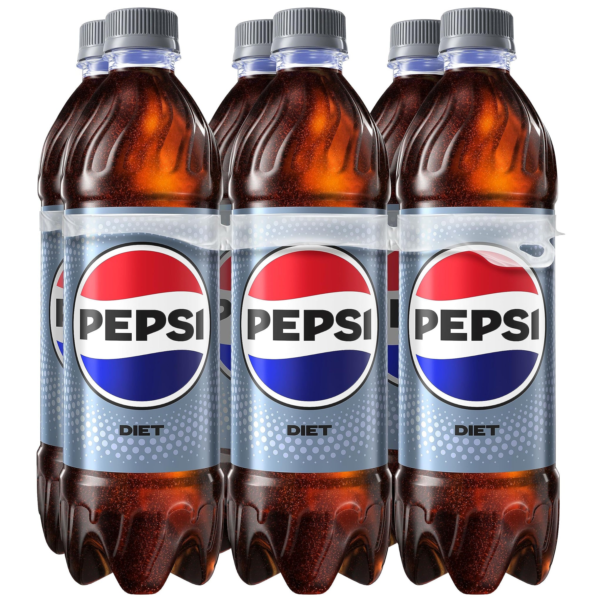 Diet Pepsi Cola Soda Pop, 16.9 Fl Oz Bottles, 6 Pack
