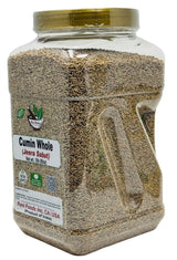 Desi Kitchen Cumin Seeds Whole (Jeera) Spice 5lbs (80oz) 2.27kg Bulk, PET Jar ~ All Natural, NON-GMO, Vegan, Indian Origin