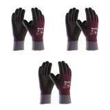 MaxiDry Zero 56-451 Cold Condition Work Glove with Thermal Lining and Full Double-Dipped Nitrile Coating (3, Medium)