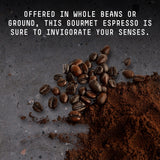 Miscela Privata Italian Style Espresso Ground Coffee, Fine Grind, Dark Roast, Full-Bodied Bold & Balanced, 1 LB