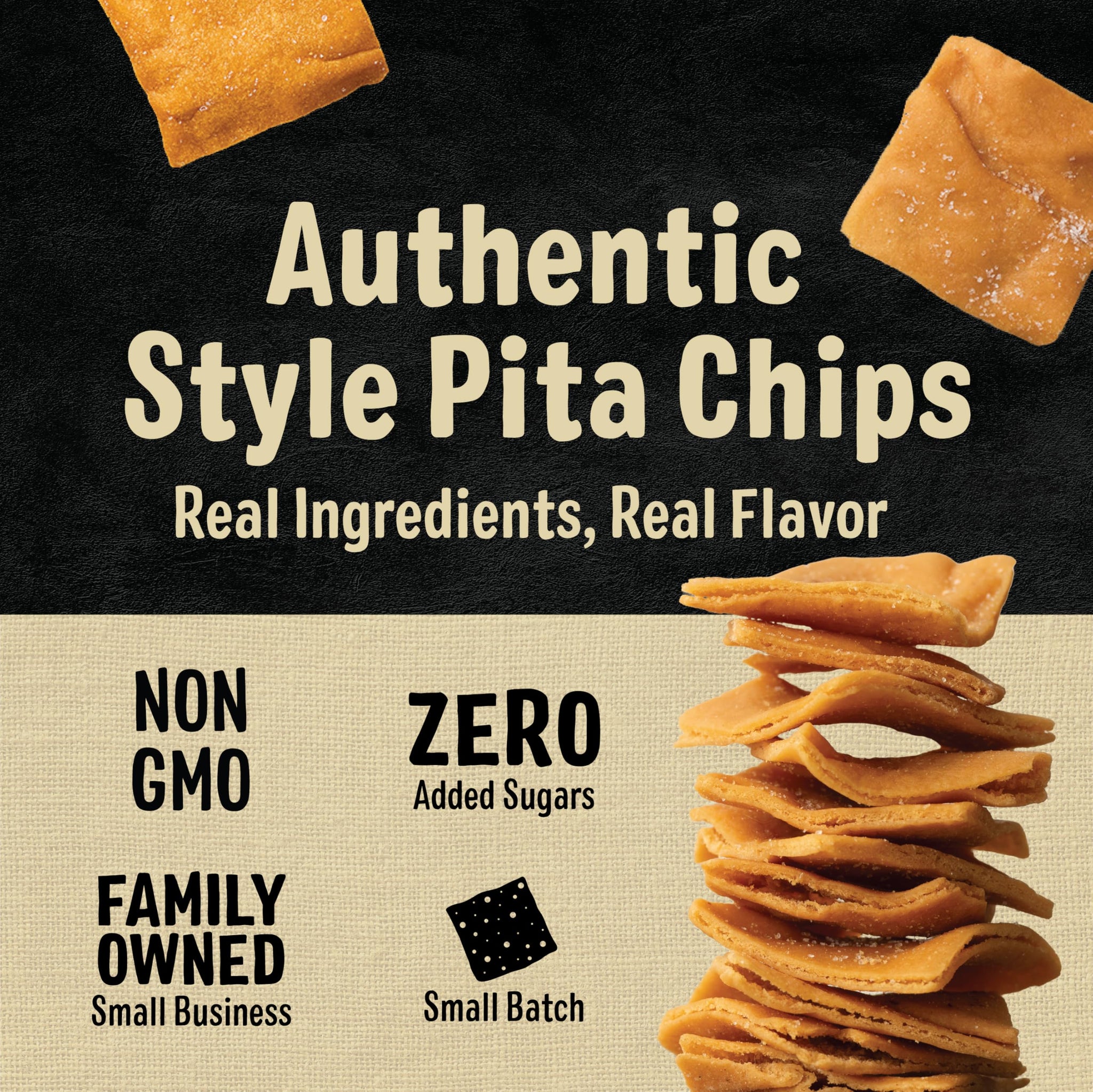 Cedar Valley Pita Chips Sea Salt | 180g (Pack of 6) | Seed Oil Free, Cooked in 100% Coconut Oil | Crisp, Golden & Flaky | No Preservatives, Non-GMO