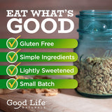 Good Life Natural’s Granola Cereal | Artisan Blended Energizing Granola Flakes | Healthy Nut Free Blend | No Artificial Flavoring or Sweeteners |