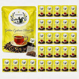 YPHFPDDONT Premium Golden Eyebrow Black Tea Bags - Luxury Whole Leaf Tea, Individually Wrapped Eco-Friendly Corn Fiber Sachets, Unsmoked Sweet Honey