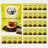 YPHFPDDONT Premium Golden Eyebrow Black Tea Bags - Luxury Whole Leaf Tea, Individually Wrapped Eco-Friendly Corn Fiber Sachets, Unsmoked Sweet Honey