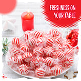 Jumbo Mint Balls 2-Pound Bag | Hard Candy with Classic Peppermint Flavor | Old Fashioned Candy for Holiday Buffets and Office Bowls | Individually