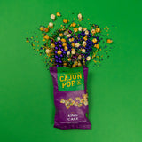 Cajun Pop Gourmet Popcorn Flavored Popcorn Already Popped Without Kernels Chocolate Drizzle, Birthday Popcorn & Movie Night Sweet & Spicy Snacks (King