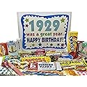 RETRO CANDY YUM ~ 1929 97th Birthday Gift Box of Nostalgic Candy from Childhood for 97 Year Old Man or Woman Born 1929