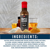 PS Seasoning Maple Bourbon Chicken Wing Sauce - Smoky and Tangy All-Purpose Wing Sauce for Dipping, Tossing, Glazing, Marinating - Great for Chicken