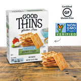 Good Thins Garden Veggie Rice Snacks Gluten Free Crackers, Snack Crackers, 3.5 oz