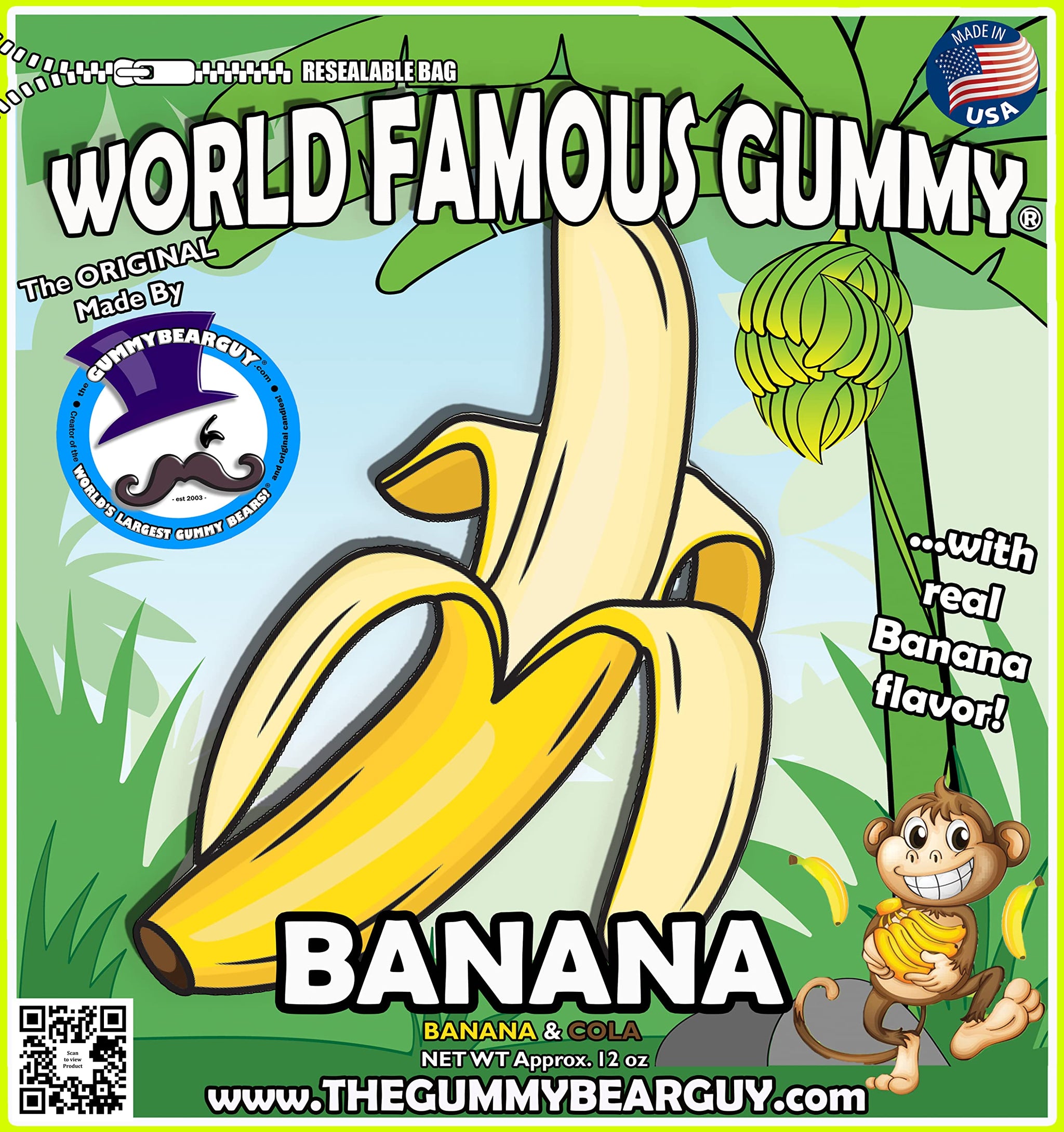 The Gummy Bear Guy (TM) | Gummy Bananas Bananas (TM) (Banana)