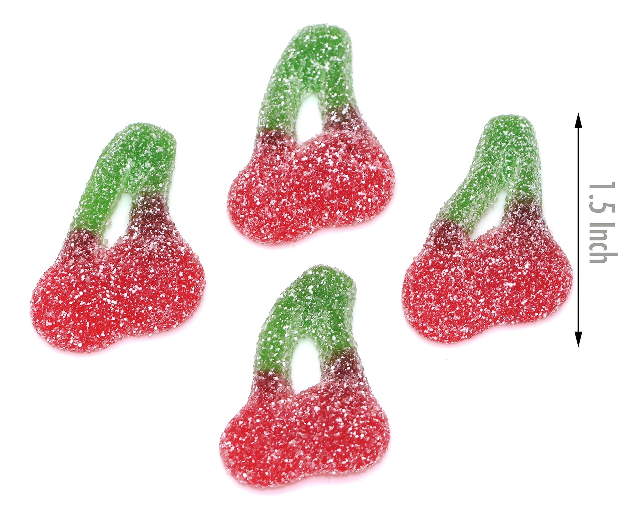 Sour Twin Cherries Gummy Candy 2.2 Pound