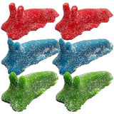 World's Greatest Gummy® Sour Slugs | Created by The Gummy Bear Guy® | 2 Sour Cherry, 2 Sour Green Apple, 2 Sour Blue Raspberry | 6-Pack |