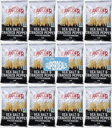 Boulder Canyon | Sea Salt & Cracked Pepper | Kettle Style Potato Chips| 1.5 Ounce | Pack of 12 Bundled by SUPERDEALS with Mystery Bonus Gift
