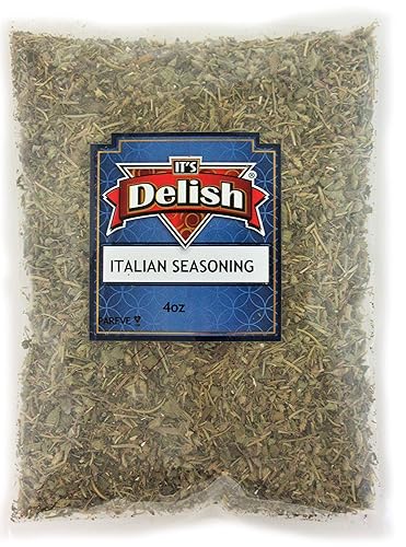 Gourmet Italian Seasoning By It's Delish - 4 OZ Bulk Bag - All Natural Blend of Dried Herbs - Aromatic Italian Seasoning