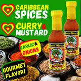 Mama Maisa’s St. Croix Fire Scotch Bonnet Pepper Sauce, 5 fl oz - Authentic Caribbean Hot Sauce with Curry, Mustard & Garlic - Gourmet Island Pepper